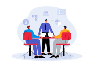 Teamwork illustrations.