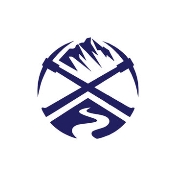 mining logo design