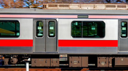 電車の側面