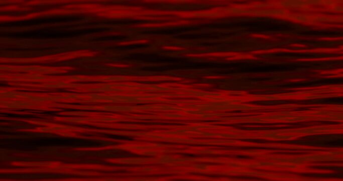 Professional video 4K DCI 4096x2160p. Slow motion video Water wave texture at sunset reflection Red water texture wave background beautiful water wave background High quality footage ProRes422