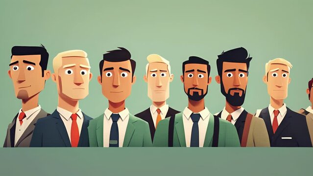 A simple animation showcasing the different personality traits and characteristics commonly found in successful entrepreneurs, emphasizing the importance Psychology art concept
