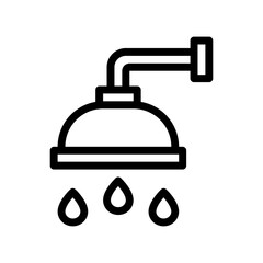 shower line icon