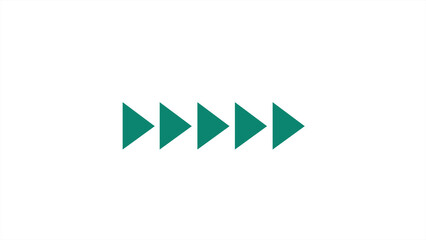 Arrow pointing right direction on white background. Abstract Directional right arrow. signal icon. Direction symbols. arrow pointing to the right.