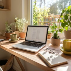 Fototapeta premium Remote work vibes