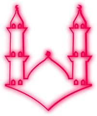 Islamic Neon Mosque