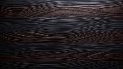 Ebony wood with a dark and lustrous finish.
