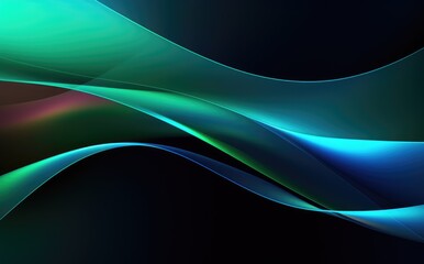 Obraz premium A close up of a green and blue background