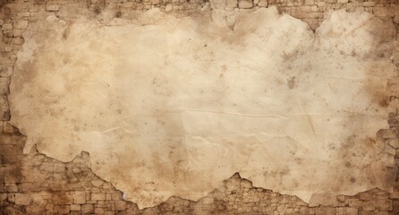 A grungy background with a torn piece of paper - obrazy, fototapety, plakaty