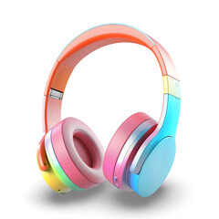 wireless headphones , isolated on Transparent background