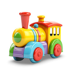 toy train on Transparent background 