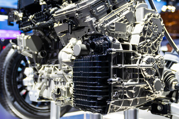 Fototapeta premium engine of car