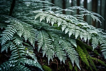 fern leaves