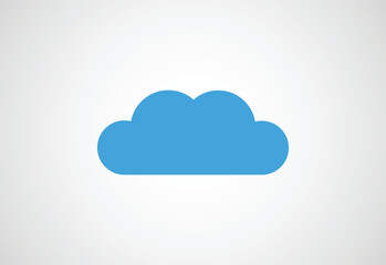 Creative cloud computing logo design, Vector design concept