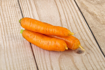 Yoiung natural organic carrot heap