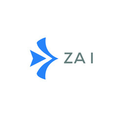 ZAI Letter logo design template vector. ZAI Business abstract connection vector logo. ZAI icon circle logotype.
