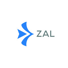 ZAL Letter logo design template vector. ZAL Business abstract connection vector logo. ZAL icon circle logotype.
