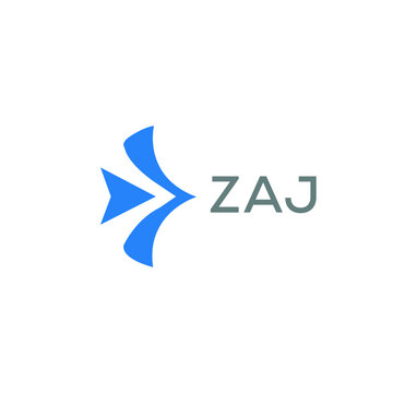 ZAJ Letter logo design template vector. ZAJ Business abstract connection vector logo. ZAJ icon circle logotype.
