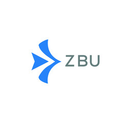 ZBU Letter logo design template vector. ZBU Business abstract connection vector logo. ZBU icon circle logotype.
