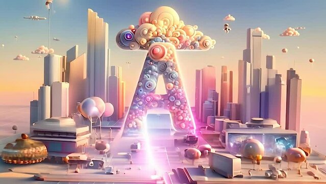 AI・生成AIをイメージした3DGC