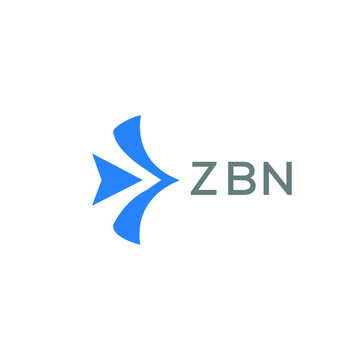 ZBN Letter logo design template vector. ZBN Business abstract connection vector logo. ZBN icon circle logotype.
