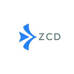 ZCD Letter logo design template vector. ZCD Business abstract connection vector logo. ZCD icon circle logotype.
