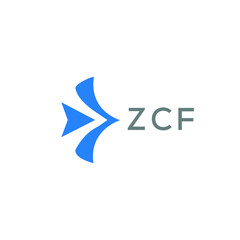 ZCF Letter logo design template vector. ZCF Business abstract connection vector logo. ZCF icon circle logotype.
