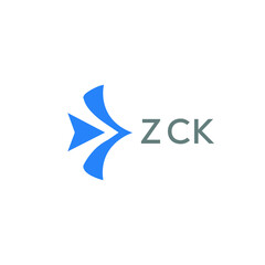 ZCK Letter logo design template vector. ZCK Business abstract connection vector logo. ZCK icon circle logotype.

