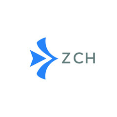 ZCH Letter logo design template vector. ZCH Business abstract connection vector logo. ZCH icon circle logotype.

