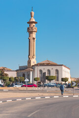 Fototapeta na wymiar Panoramic view of Mosque in Cairo 