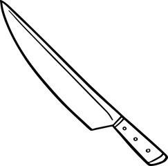 cartoon knife illustration.