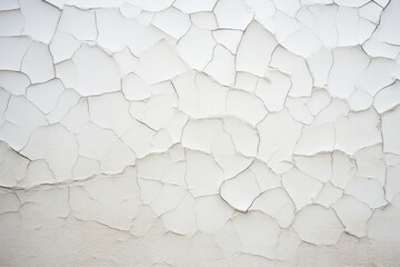 Obraz premium Cracks on the white wall.