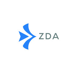 ZDA Letter logo design template vector. ZDA Business abstract connection vector logo. ZDA icon circle logotype.
