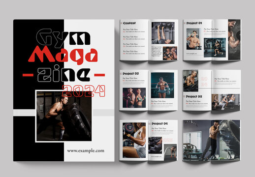 Gym Magazine Layout