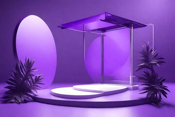 3d render illustration of a glass