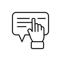 Customer chat icons, communication minimalist vector illustration ,simple transparent graphic element .Isolated on white background