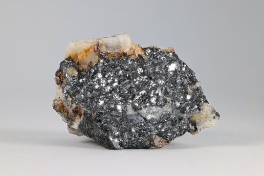 Galena, also called lead glance, is the natural mineral form of lead sulfide (PbS). It is the most important ore of lead and an important source of silver.