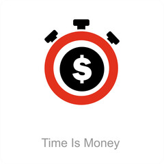 Time Is Money icon concept