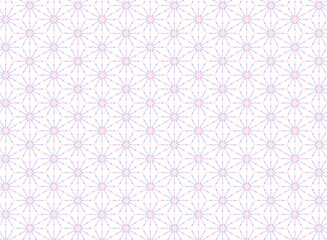 伝統模様・和柄・麻の葉のシームレスなパターン背景