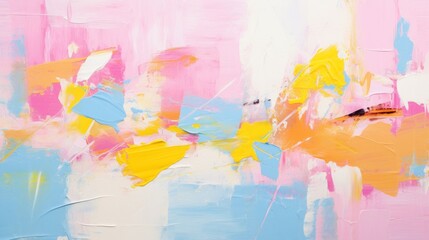 Abstract background with colorful strokes of paint on canvas, abstract background