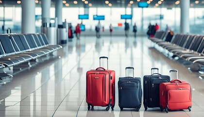 luggage on the airport