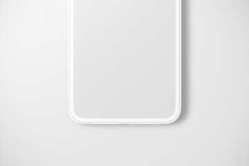 Realistic Mobile Mockup 3d Rendering