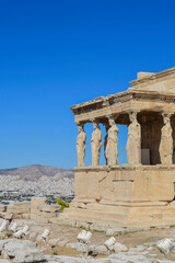 Obraz premium Temple of Athena of the Acropolis of Athens in Greece