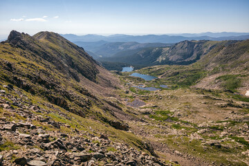 Naklejka premium Storm Lake in the Indian Peaks Wilderness, Colorado