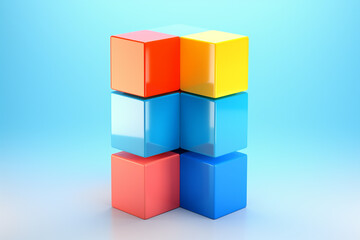 3d objects background minimalistic