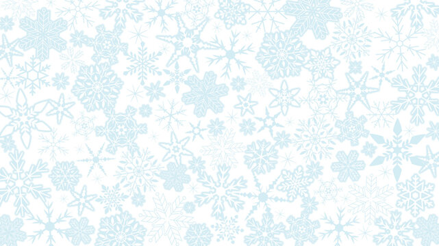 雪の結晶のパターン背景