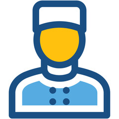 Bellboy Line Vector Icon
