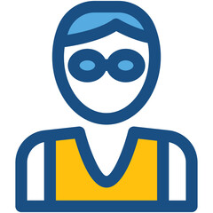 Player Line Vector Icon