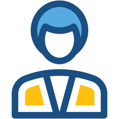 Banker Line Vector Icon