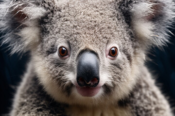 Face wild Koala bear