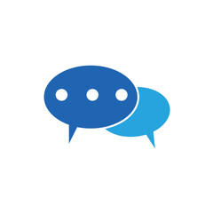 Chat Icon in trendy flat style . Speech bubble symbol for your web site design, logo, app, . Vector illustration design